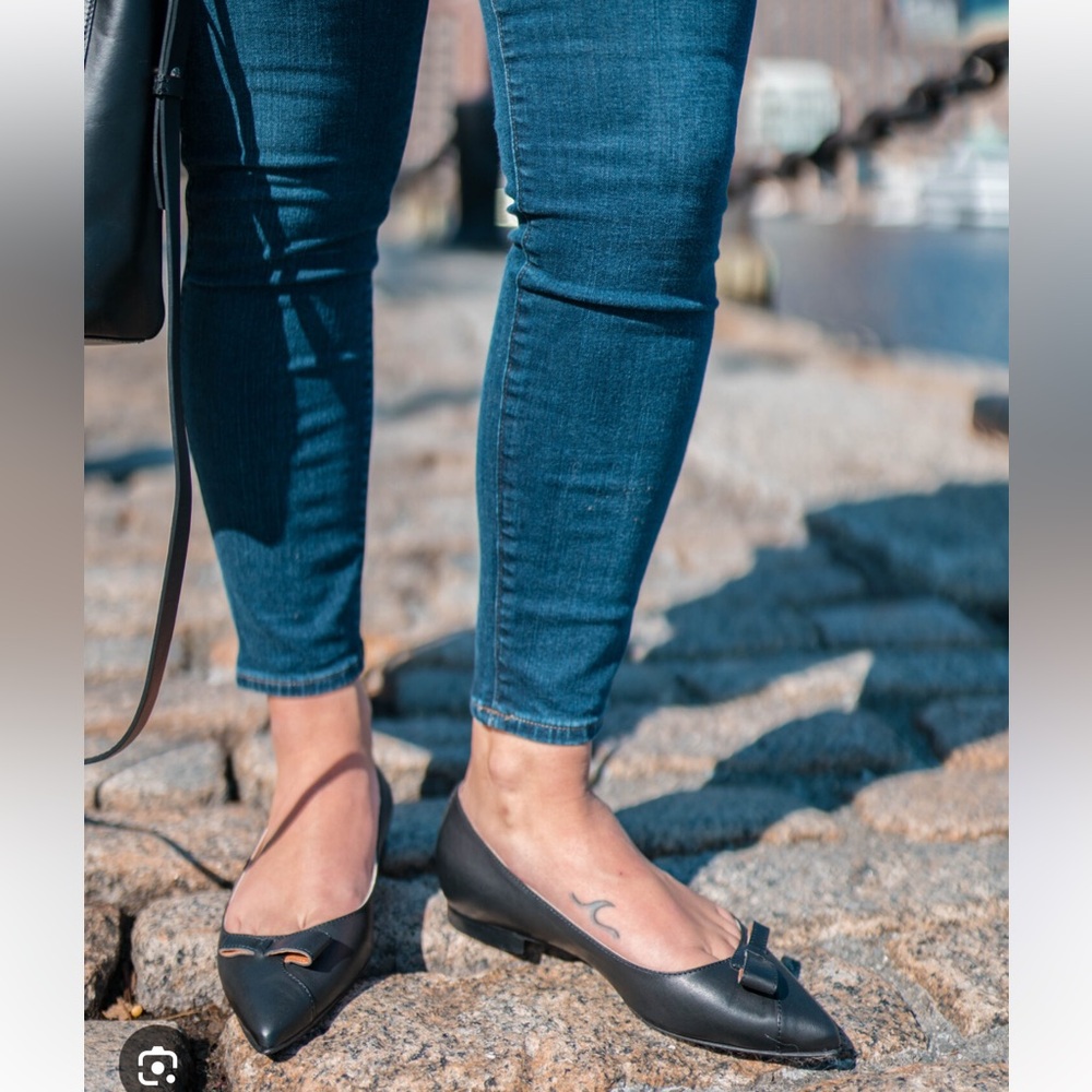 Sarah Flint Black Leather Natalie Shoes. D30